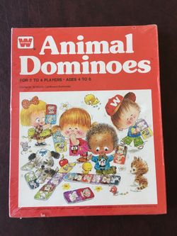 Whitman Animal Dominos (Vintage 1976) Brand New
