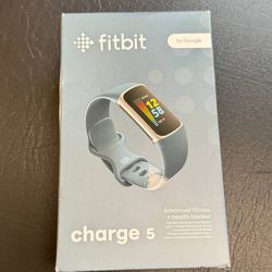 Fitbit Charge 5 Advanced Health & Fitness Tracker Blue GPS FB421SRBU Sealed New