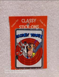 Vintage Looney tunes classy stick-ons prism sticker