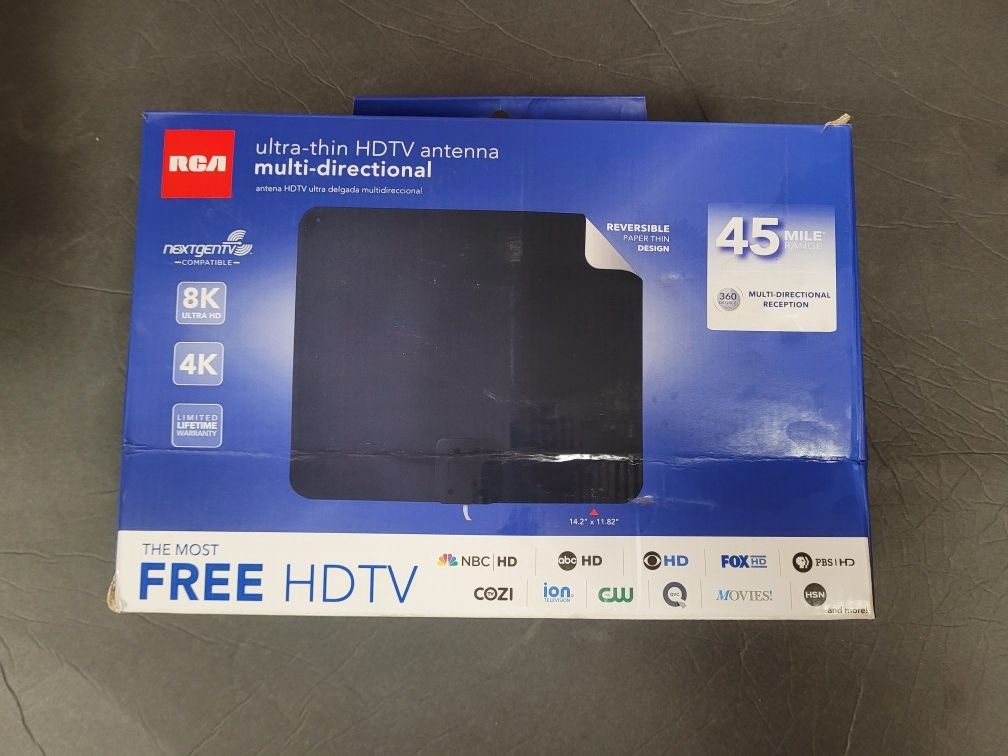 RCA Ultra-Thin HDTV Multi-Directional Antenna