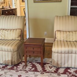 MOVING OUT - Slipper Chairs - Pair
