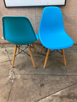 Eames-Style Shell Chairs Set of 2