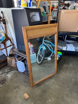 Vintage Drexel Passage Mirror vertical