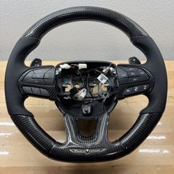 Jeep Grand Cherokee SRT TRACKHAWK Real Carbon Fiber Steering Wheel 