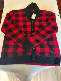 Polo Ralph Lauren Buffalo Plaid Cardigan Sweater