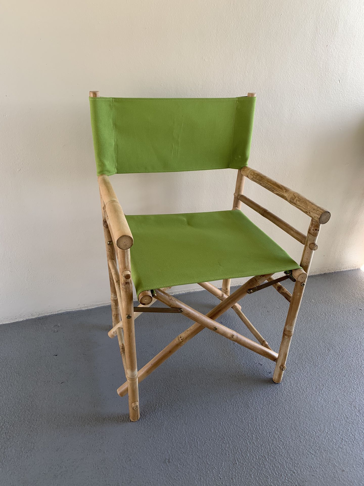 Stunning all bamboo directors chair