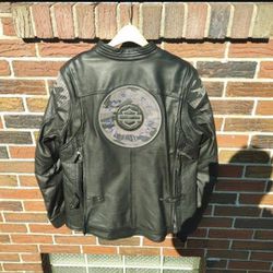 Harley Davidson Womens Leather Riding Jacket 2XL
