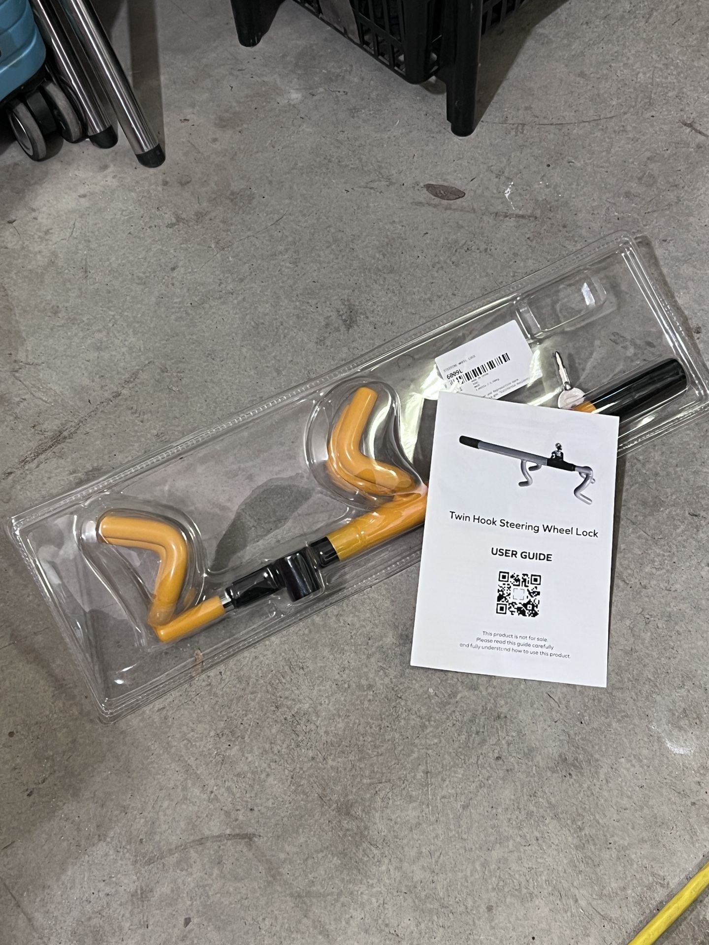 (New In Box) AutoWear Twin Hook Steering Wheel Lock