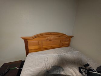 Bed (mattress not included) - (I have entire matching bedroom set)