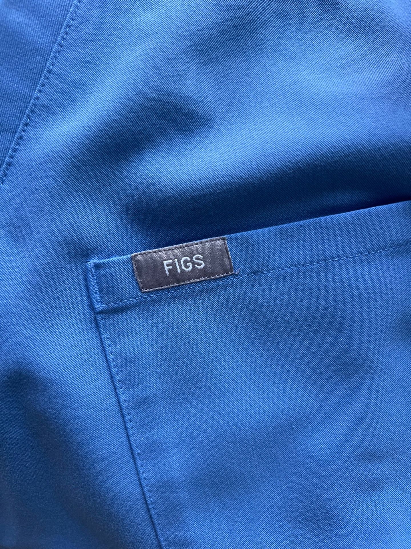 Figs Blue Top and Bottom