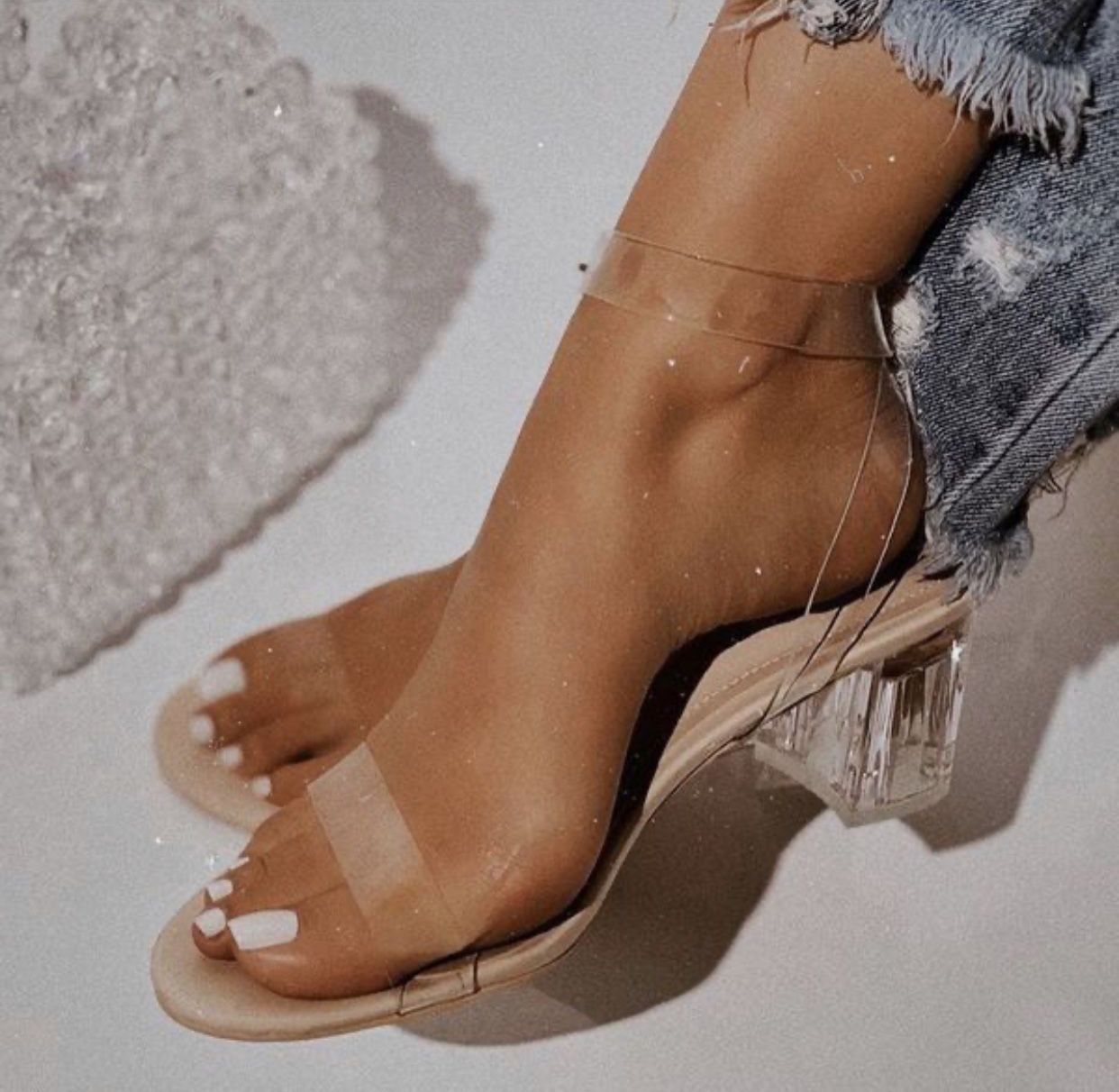 Clear Heels