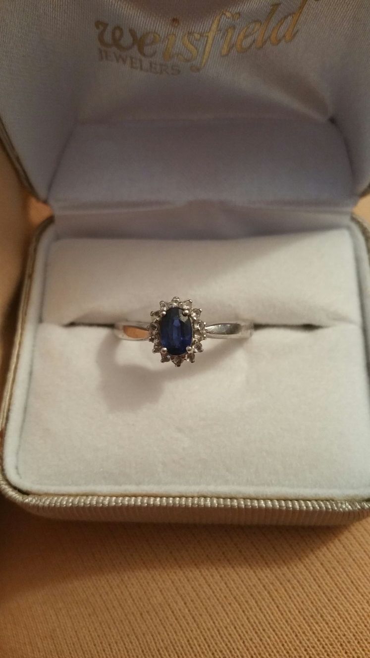 Sapphire and Diamond ring