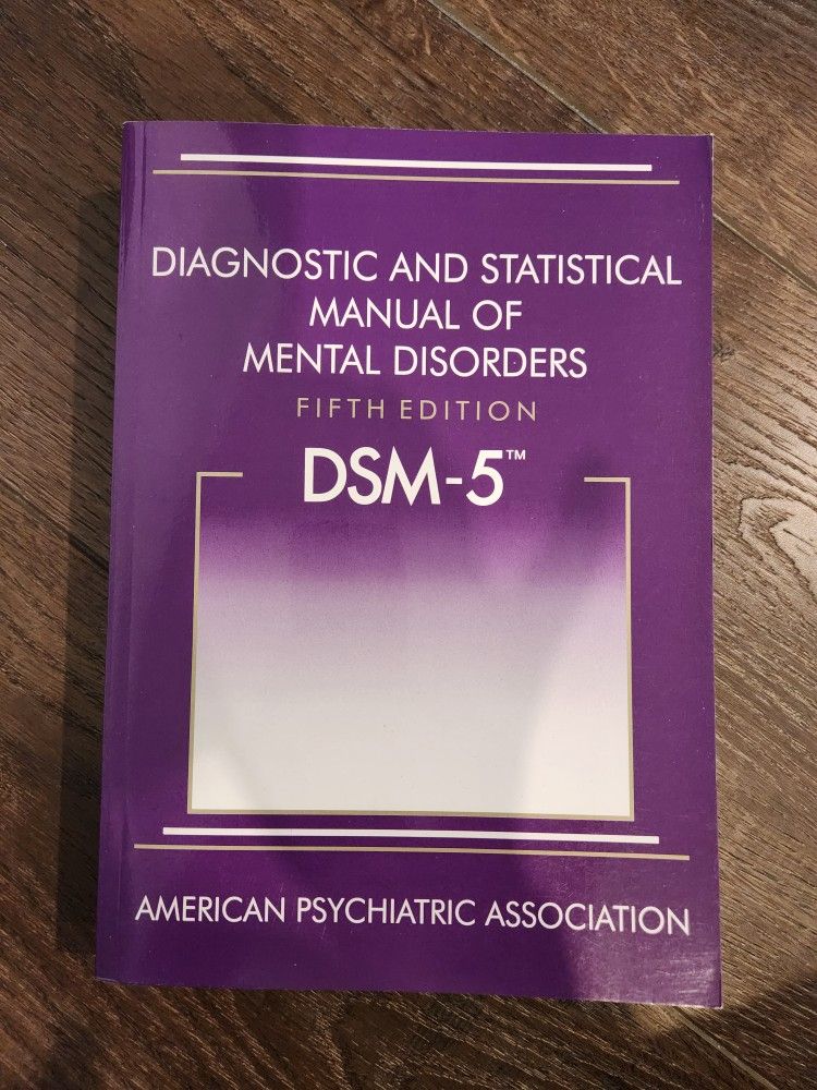 Diagnostic and Statistical Manual of Mental Disorders, 5th Edition: DSM-5
Book by American Psychiatric
