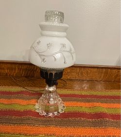 Vintage Electric Hurricane Lamp