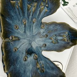 3 Piece Ceramic Leaf Plates 