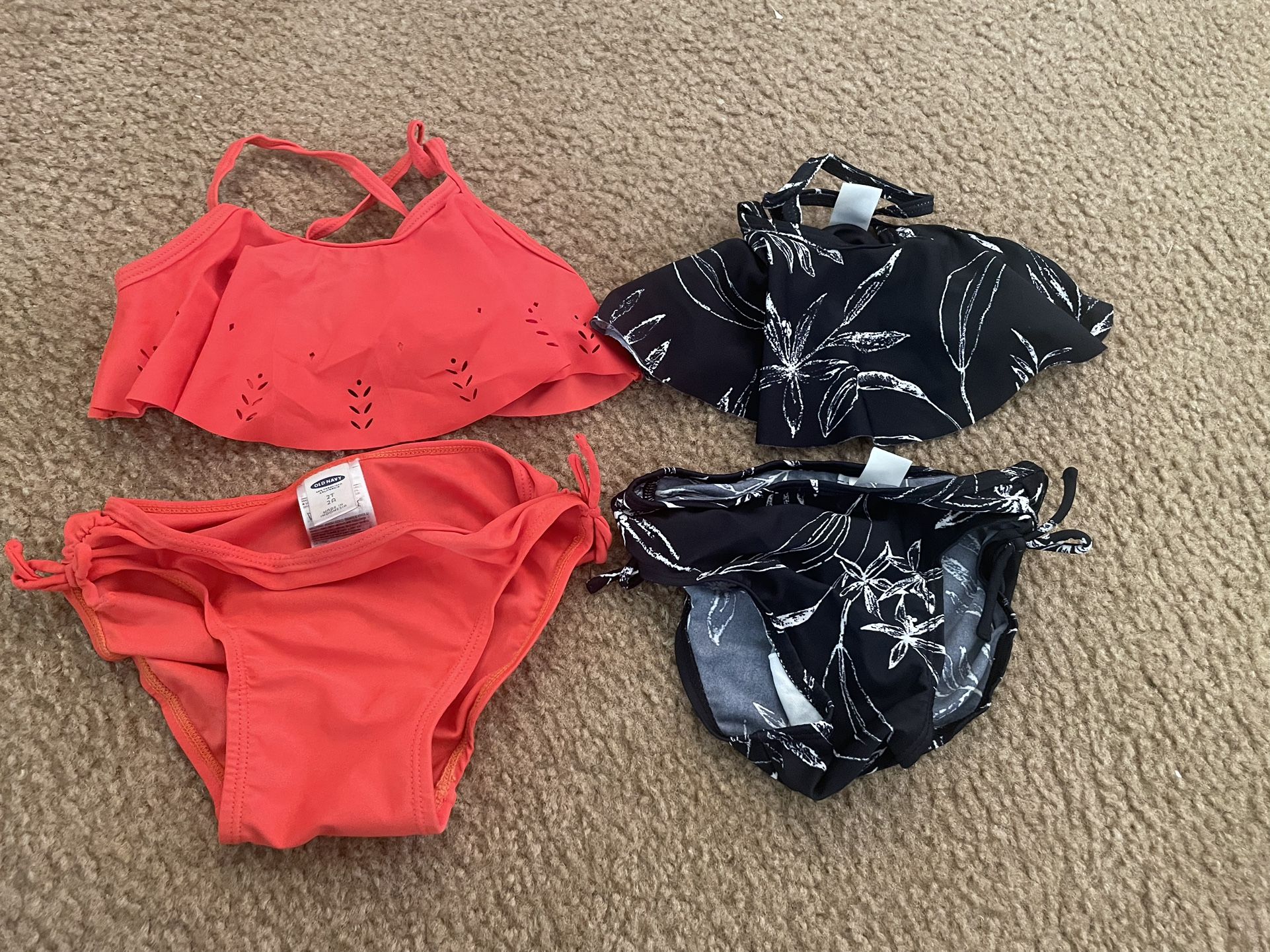 Old Navy 2 Piece Toddler Bikini Bundle Size 2T