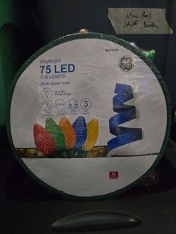 Brand New GE Led C9 Christmas Lights. "CHECK OUT MY PAGE FOR MORE DEALS "