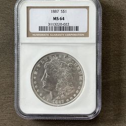 One Dollar Morgan Silver 