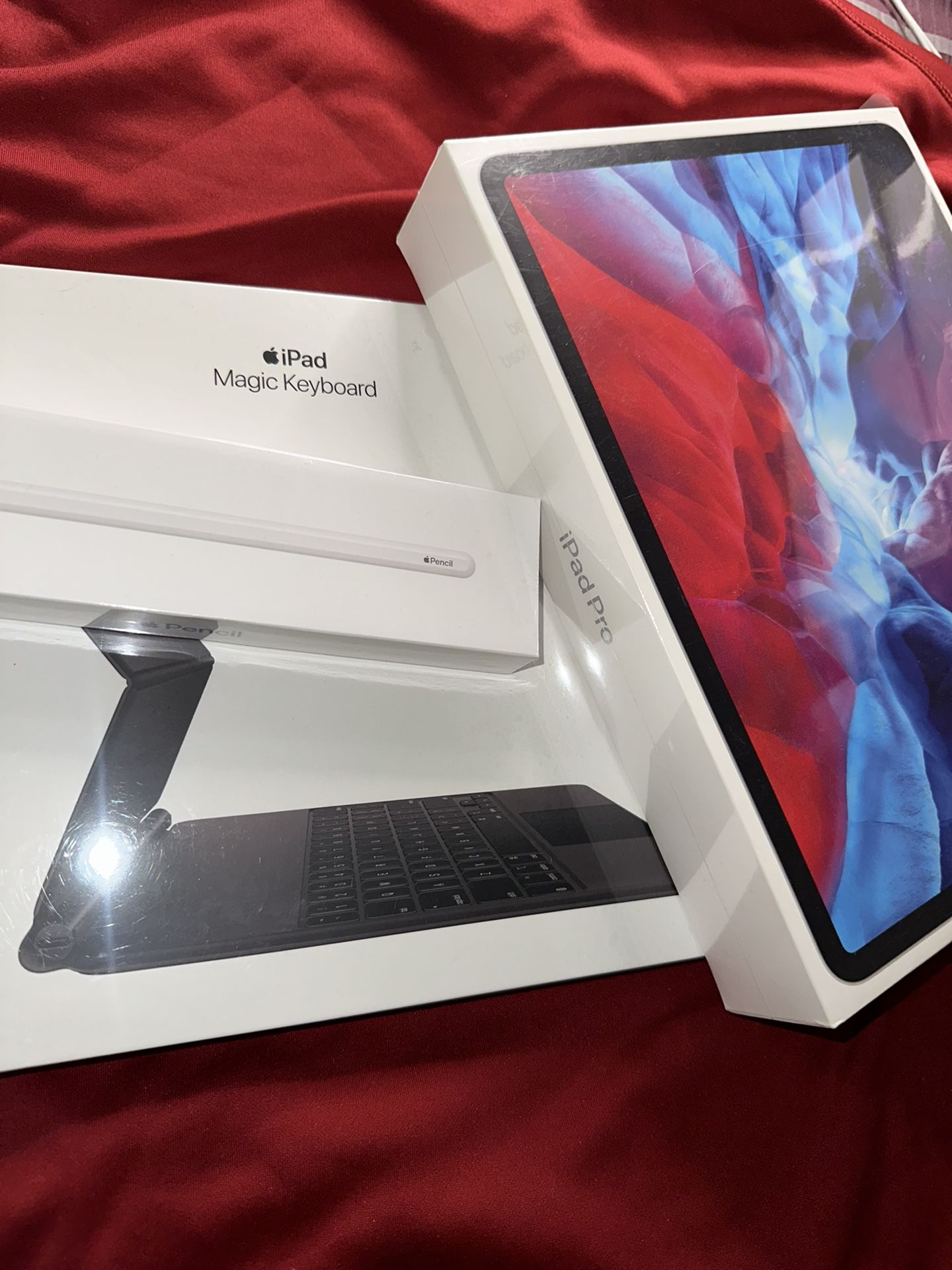 Silver Apple iPad Pro 12.9 in 512gb Wifi iOS 13.5 New Sealed I Also Sell Separate Magic Keyboard & Apple Pencil 2nd Generation