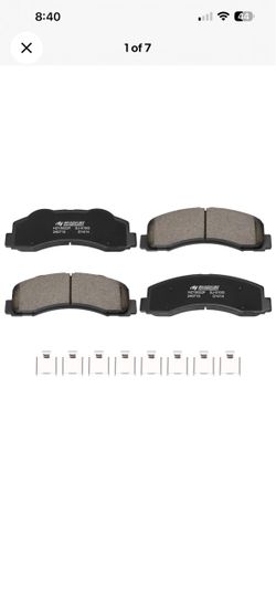 Front brake pads truck.