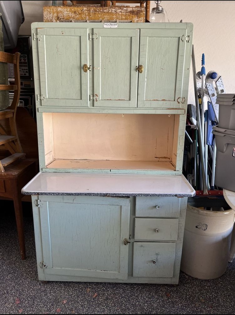 Antique 1920s Farmhouse Hoosier Cabinet Base