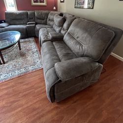 Recliner Couch (Macys)