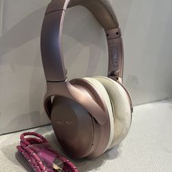 MPOW H17 active noise canceling Bluetooth headphones-Pink 