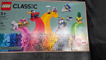LEGO (contact info removed) Classic 90 Years of Play 11021 Toy Building Kit (1100 Pieces)