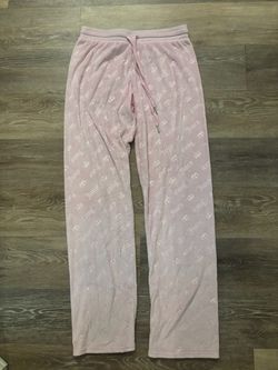 Juicy Couture Pink Velour Pajama Pants