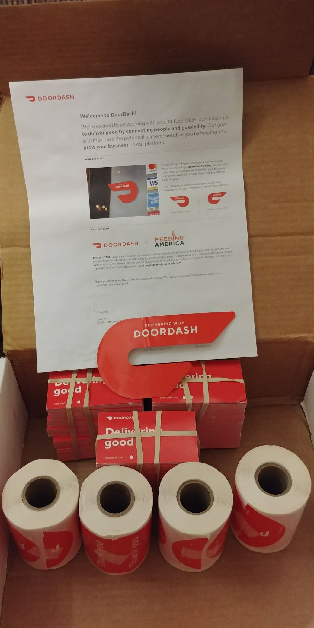 Doordash advertisement package