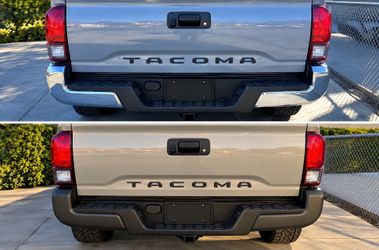 New Black Bumper Guards / Protectors – Pair – Toyota Tacoma