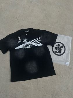 Hellstar black and white t-shirt