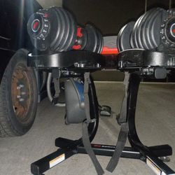 Bowflex Adjustable Weight Dumbbell Set With The Stand 