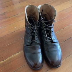 BED STU LEATHER BOOTS  Size 9