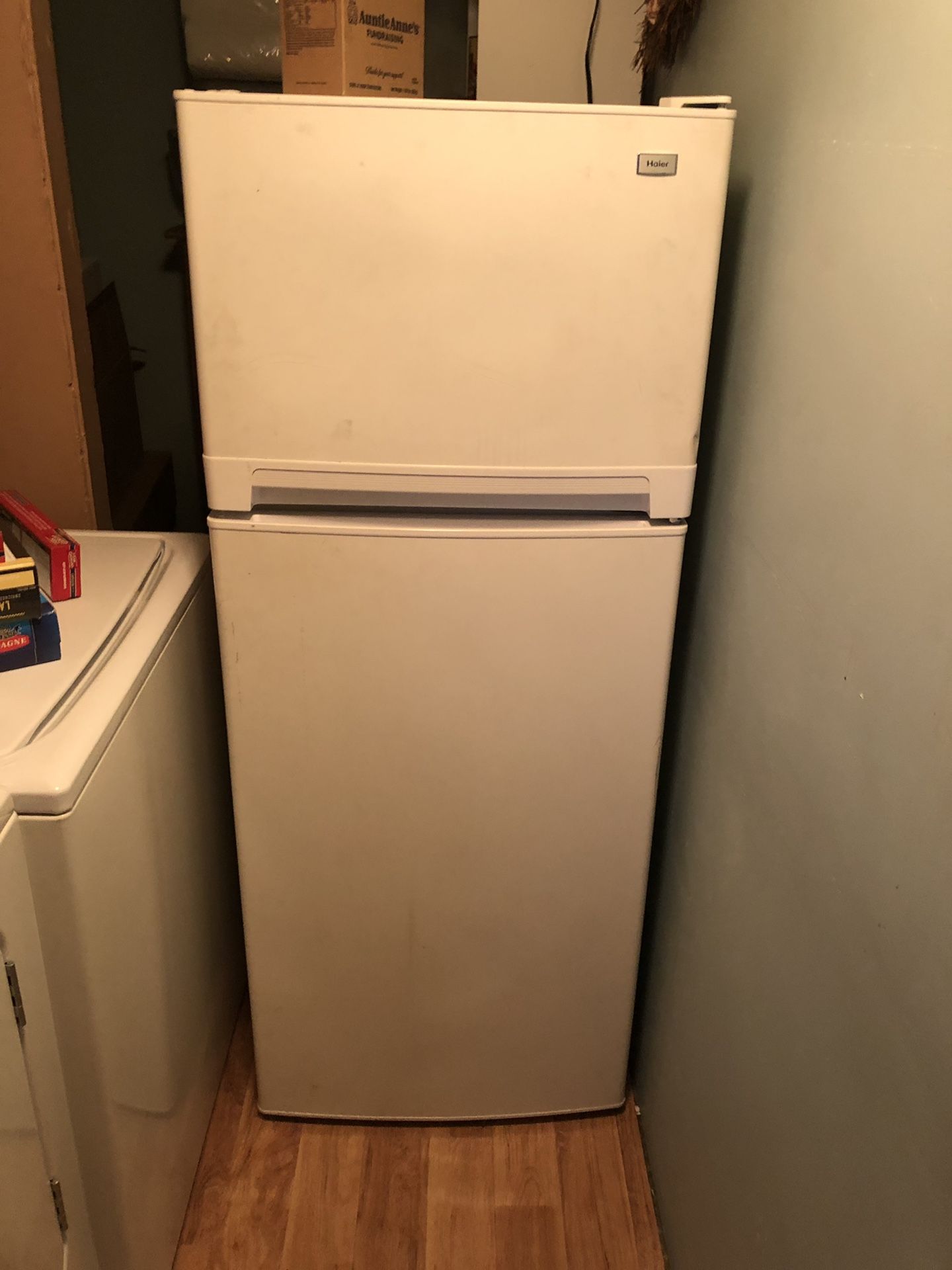 Refrigerator 2 foot across 5 foot tall works perfect ice cold