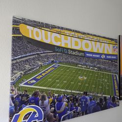 SoFi Stadium Wall Art ( Rams Game)