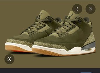 Jordan 3 Olive Green Family Affair Size 13 Brand New