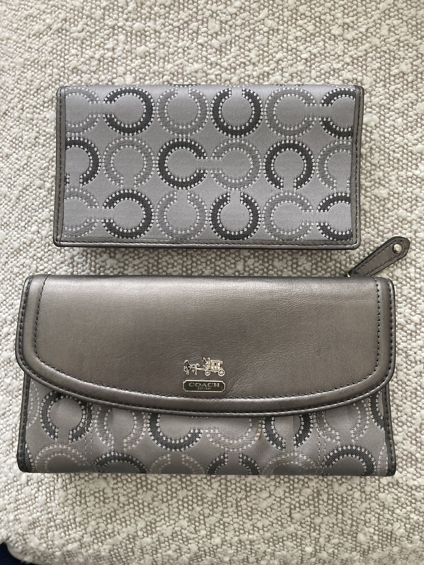 Coach Wallet And Checkbook Folder