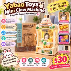 🐰 Kids Mini Claw Machine – Bunny Edition