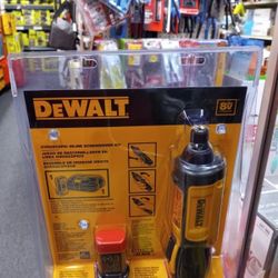 DEWALT 8V Max CORDLESS 1/4IN Hex GYROSCOPIC SCREWDRIVER, (1) 1.0 AH BATTERY AND CHARGER