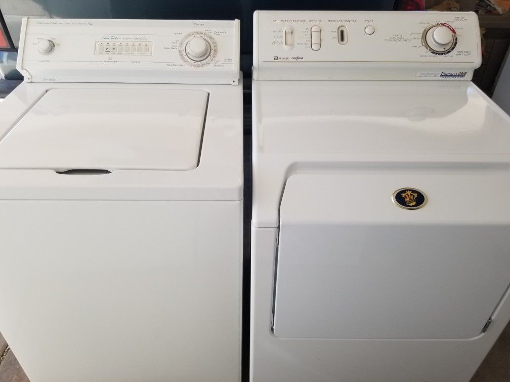Washer and Dryer