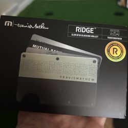 BRAND NEW TRAVIS MATHEW RIDGE WALLET
