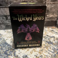 Brand New “The Wicked Years” 4-Book Box Set by Gregory Maguire (Wicked Series)