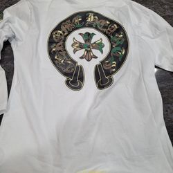 Chrome Hearts medium white long sleeve