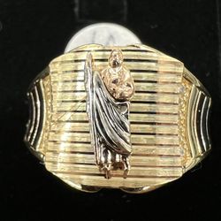 $600 3 Tone San Judas Ring