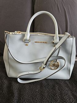 Blue Michael Kors Purse