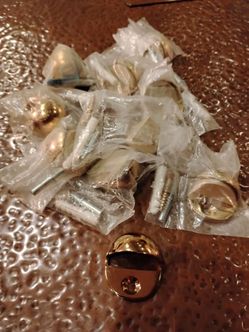 Brass door stoppers