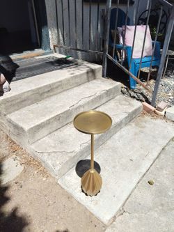 Drink/Flower Table Brass
