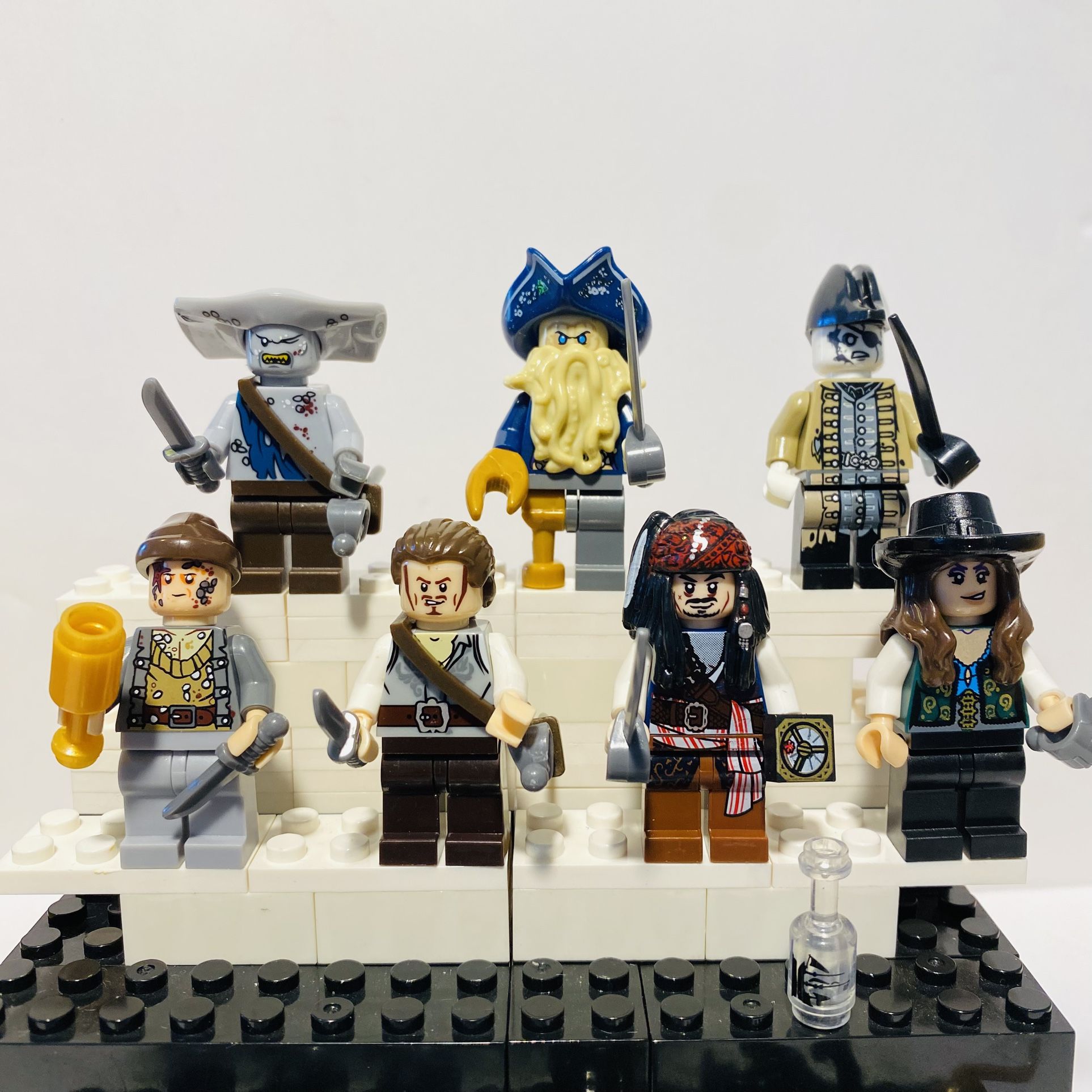 Pirates of the Caribbean Minifigures Ship Crew | New Custom Compatible LEGO Toys