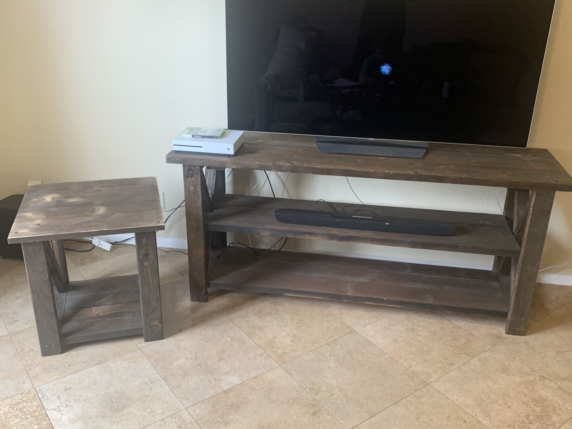 TV Stand and Side Table